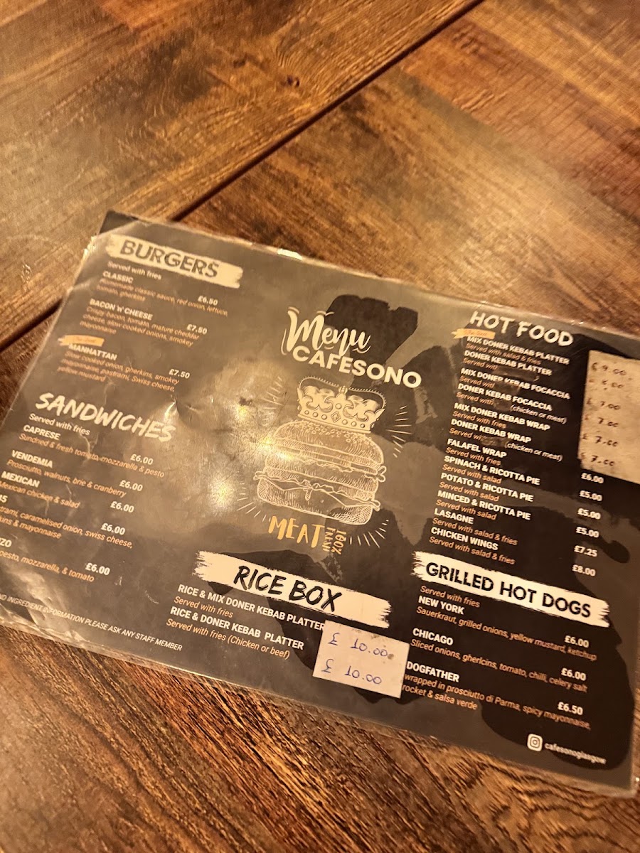 Menu Cafe Sono-4